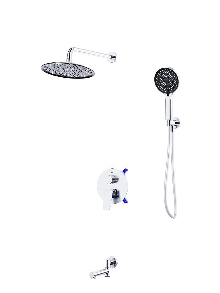 Душевая система BelBagno MARINO-VDSET-CRM хром купить в интернет-магазине сантехники Sanbest