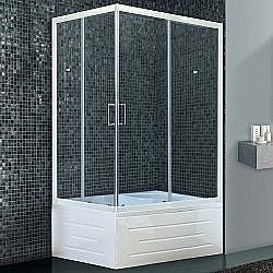 Душевой уголок Royal Bath RB8100BP-T-R 100х80 прозрачный правый купить в интернет-магазине сантехники Sanbest