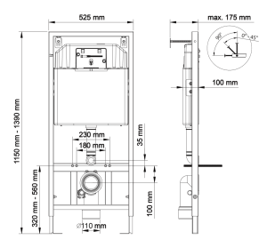 Инсталляция для унитаза BERGES NOVUM 040000 купить в интернет-магазине сантехники Sanbest