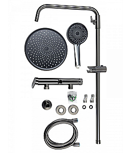 Душевая система Agger Sweet A2791255 оружейная сталь матовая купить в интернет-магазине сантехники Sanbest