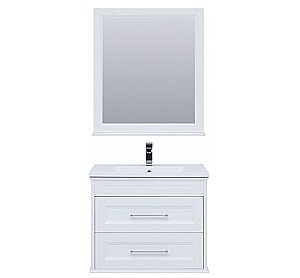 Тумба с раковиной Aquanet Бостон 80/Dreja Эйфория 80 белая матовая для ванной в интернет-магазине Sanbest