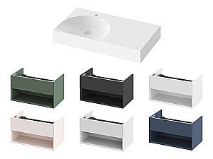 Раковина Ravak Lite XJX1280000 белый купить в интернет-магазине Sanbest