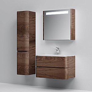 Тумба с раковиной AM.PM Sensation 80 орех для ванной в интернет-магазине Sanbest