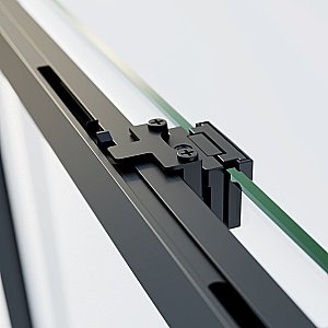 Душевой уголок Vincea Soft 2 140х90 VSR-3SO29014CLB стекло прозрачное/профиль черный купить в интернет-магазине Sanbest