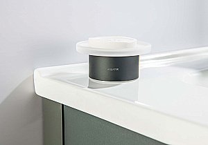 Мыльница Aquatek Лира AQ4426MB стекло матовое/черная матовая купить в интернет-магазине сантехники Sanbest