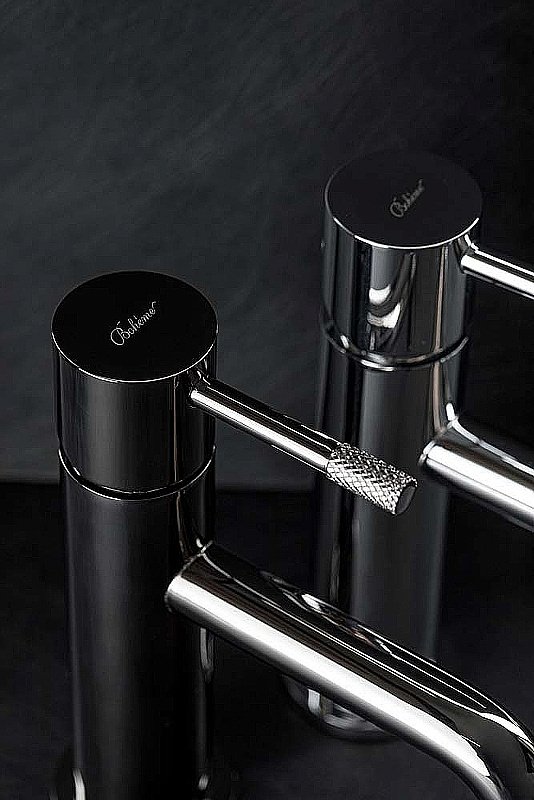 Смеситель для раковины Boheme Uno 461-GM сталь глянец купить в интернет-магазине сантехники Sanbest