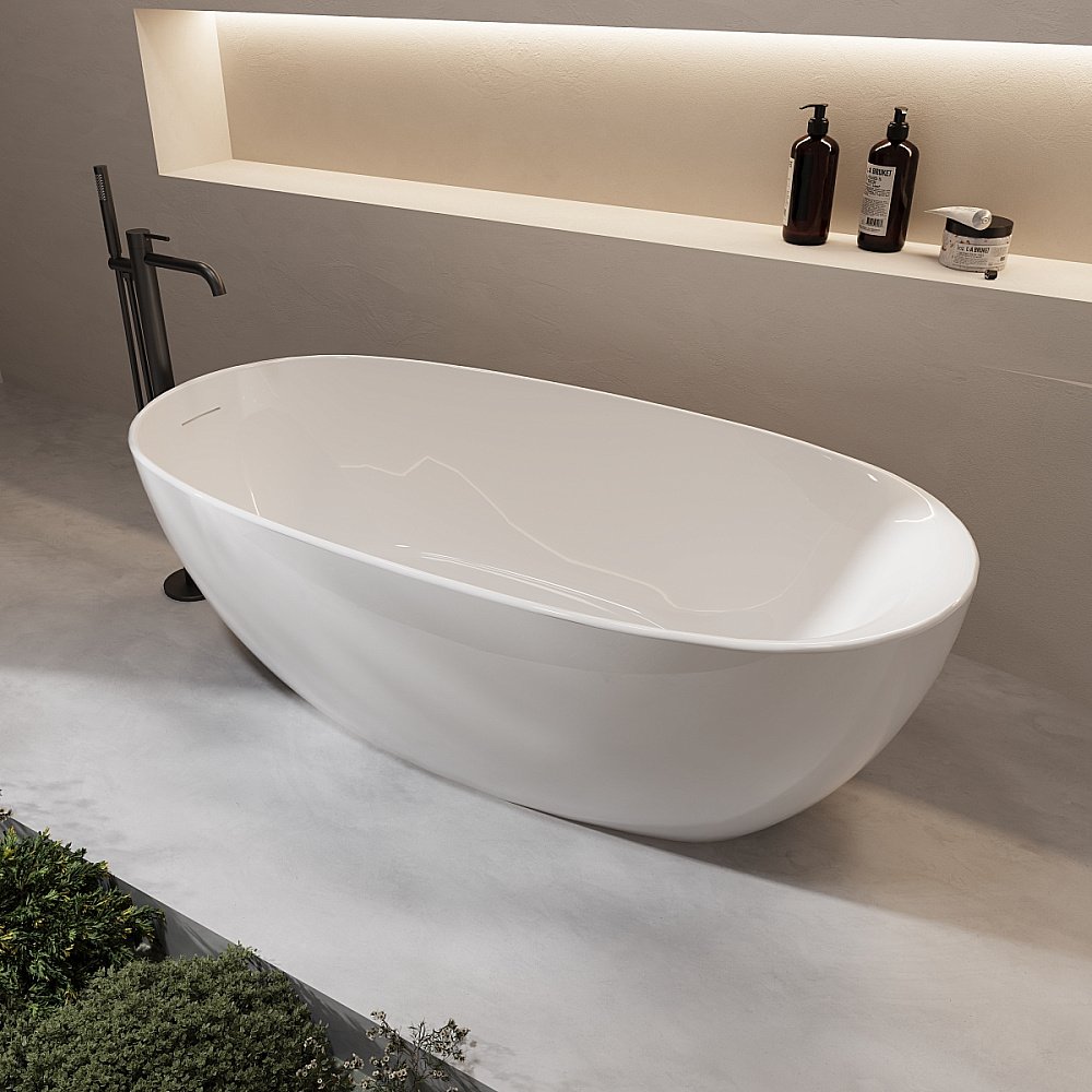 Ванна акриловая Vincea VBT-601-1600 160x80 белая купить в интернет-магазине Sanbest