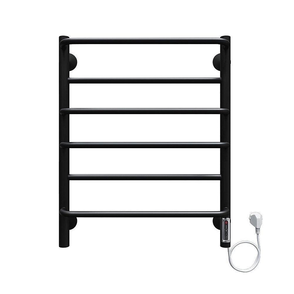 Полотенцесушитель электрический Terminus Евромикс П6 450x650 черный купить в интернет-магазине сантехники Sanbest