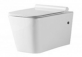 Унитаз подвесной Orange C06-100w с крышкой микролифт купить в интернет-магазине Sanbest