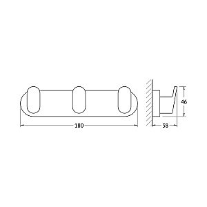 Крючок Artwelle Schwarz 7735 черный купить в интернет-магазине сантехники Sanbest