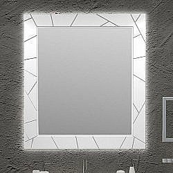 Зеркало Опадирис Луиджи 90 белый матовый в ванную от интернет-магазине сантехники Sanbest