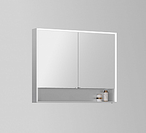 Зеркальный шкаф Esbano ESMS5509 90 белый купить в интернет-магазине сантехники Sanbest