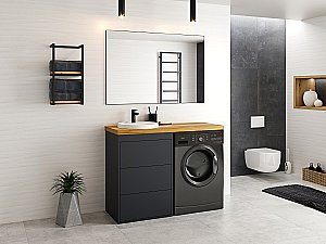 Зеркало Misty MARS 100x80 черное матовое в ванную от интернет-магазине сантехники Sanbest