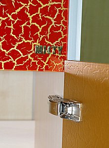 Тумба с раковиной напольная Misty Джулия 105 КРАКОЛЕТ красный для ванной в интернет-магазине Sanbest