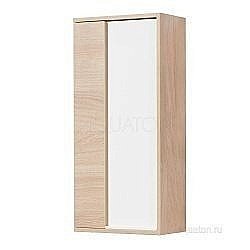 Шкаф Акватон Бостон белый/светлое дерево для ванной в интернет-магазине сантехники Sanbest