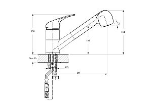 Смеситель для кухни Rush Corsica CO4240-25 купить в интернет-магазине сантехники Sanbest