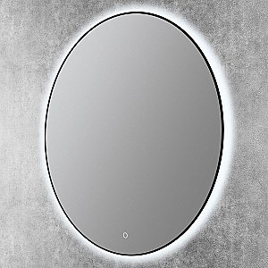 Зеркало Art&Max Sanremo AM-San-1000-DS-F-Nero в ванную от интернет-магазине сантехники Sanbest