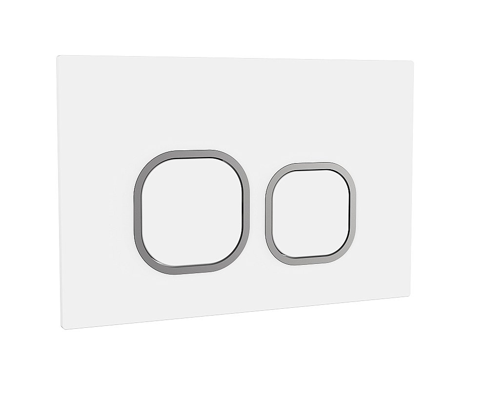 Кнопка для инсталляции WeltWasser WW BAMBERG WT белая купить в интернет-магазине сантехники Sanbest