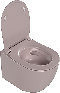 Унитаз подвесной Allen Brau Fantasy 3 Vortex 4.11035.TP коричневый матовый, с крышкой микролифт, слив торнадо купить в интернет-магазине Sanbest