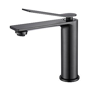 Смеситель для раковины Vincea Verse VBF-2VE1GM вороненая сталь купить в интернет-магазине сантехники Sanbest