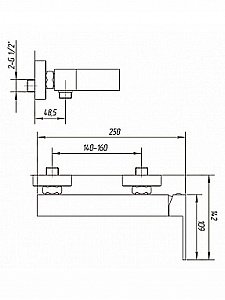 Смеситель для душа Migliore Kvant ML.KVT-2739 купить в интернет-магазине сантехники Sanbest