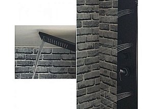 Душевая панель Aquanet Galaxy Black AP40-04 купить в интернет-магазине сантехники Sanbest