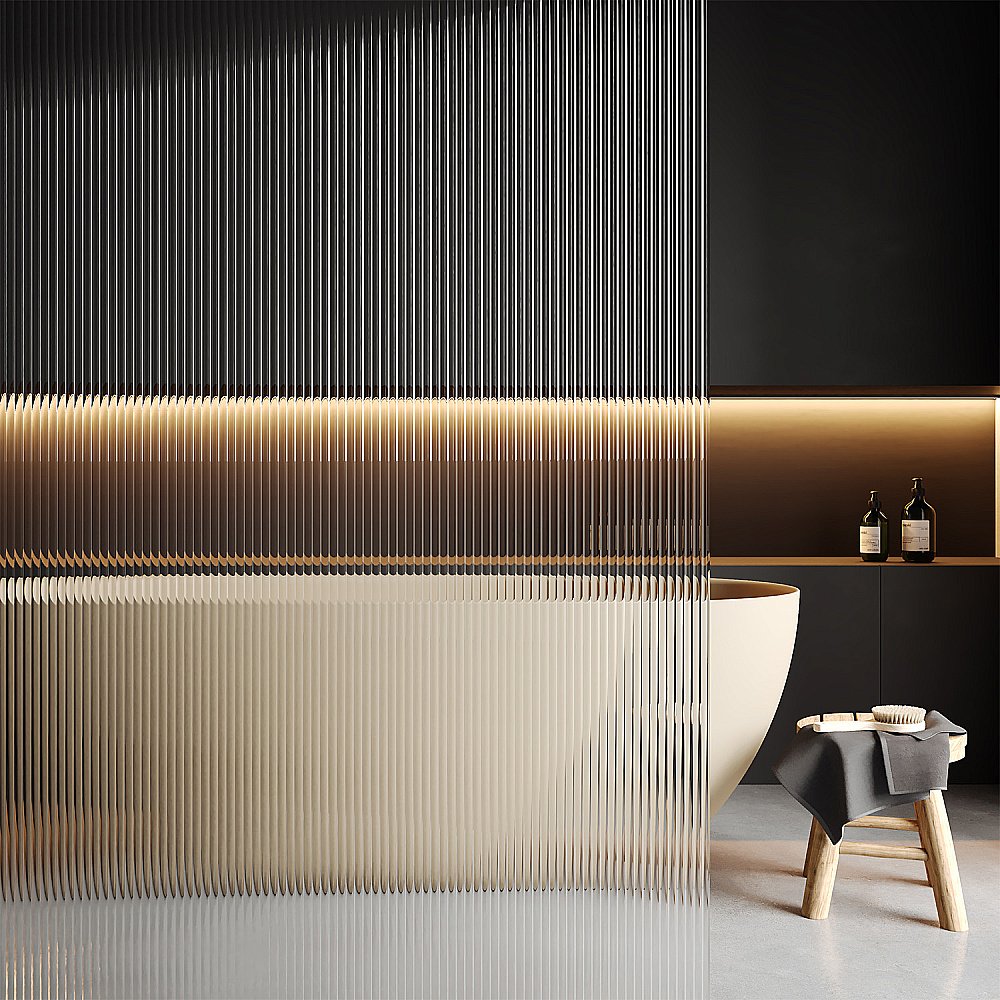 Душевое ограждение WasserKRAFT Vechte 60W40BN-FL 120 фиксатор никель/стекло рифленое купить в интернет-магазине Sanbest