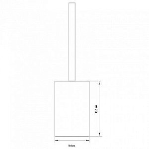 Ершик Aquanet CE1604A-TOH купить в интернет-магазине сантехники Sanbest