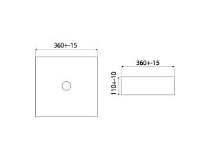 Раковина Iddis Slide SLIWM01i27 36 белая купить в интернет-магазине Sanbest