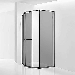Душевой уголок RGW Stilvoll SV-82-Gr 100х100 стекло тонированное/профиль серый купить в интернет-магазине Sanbest