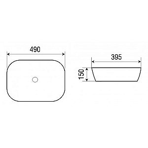 Раковина накладная WeltWasser WW ELBACH 2143 MO 49 оранжевая матовая купить в интернет-магазине Sanbest