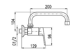 Смеситель для кухни Rav-Slezak Colorado CO102.5/27 хром купить в интернет-магазине сантехники Sanbest