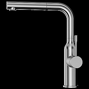 Смеситель для кухни Elghansa Kitchen 56A1926-Steel нержавеющая сталь купить в интернет-магазине сантехники Sanbest