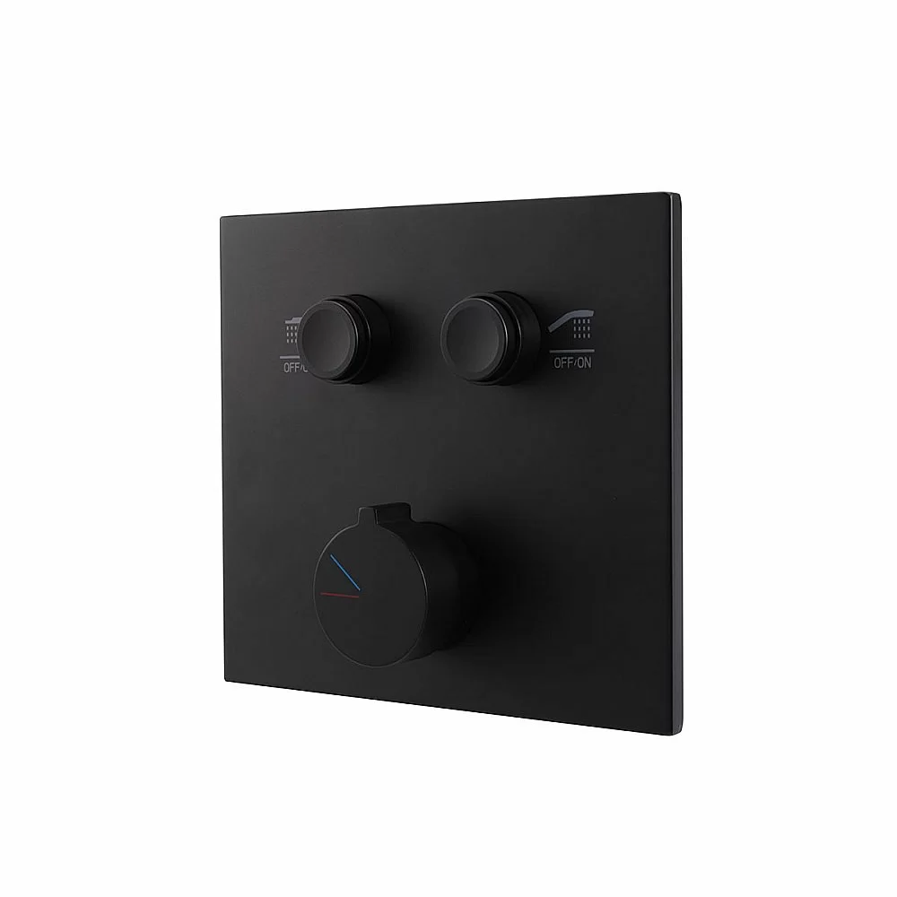 Душевая система Vincea Inspire VSFW-4I212MB черная матовая купить в интернет-магазине сантехники Sanbest