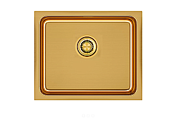 Кухонная мойка Paulmark VISTA 54 UNI PM305444-BG брашированное золото купить в интернет-магазине сантехники Sanbest