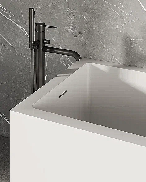 Ванна Salini CASCATA KIT S-sense 104813G 170x70 белая купить в интернет-магазине Sanbest