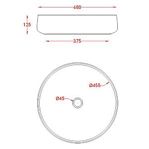 Раковина накладная Artceram Cognac 48 COL002 12 00 Giallo Zinco купить в интернет-магазине Sanbest