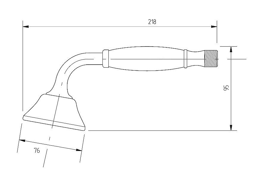 Душевая лейка Migliore RICAMBI 32172 золото купить в интернет-магазине сантехники Sanbest