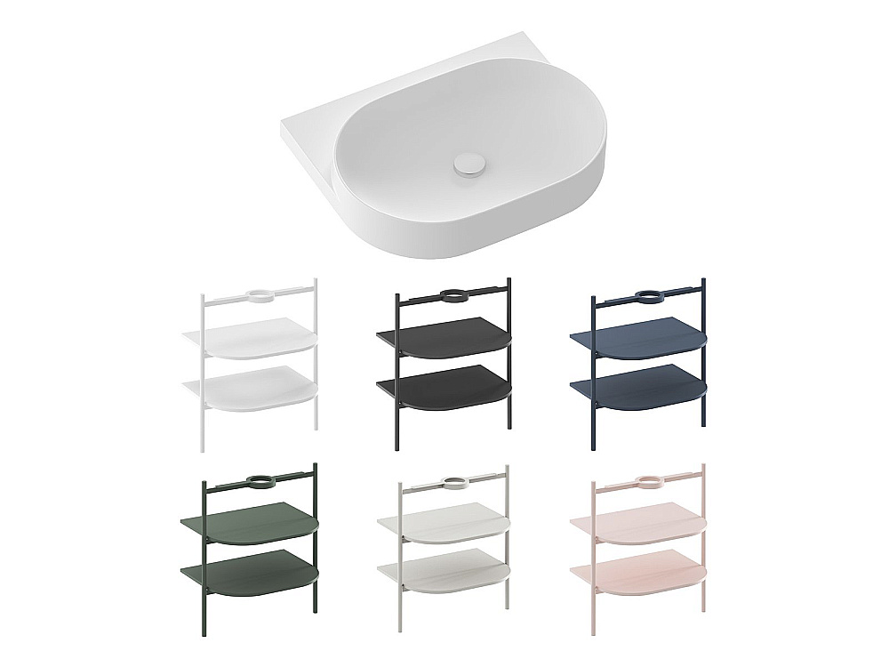 Раковина Ravak Yard 600 XJX0E260001 белый матовый купить в интернет-магазине Sanbest