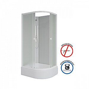 Душевая кабина Niagara Promo P90/80/26/MT/BK 90х80 купить в интернет-магазине Sanbest