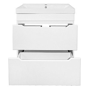 Тумба с раковиной Loranto Палермо CS00096750 70/2Н белая для ванной в интернет-магазине Sanbest