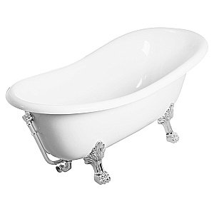 Ванна Migliore Bella на лапах LEONE STANDART 26917 170х80 белая,хром купить в интернет-магазине Sanbest