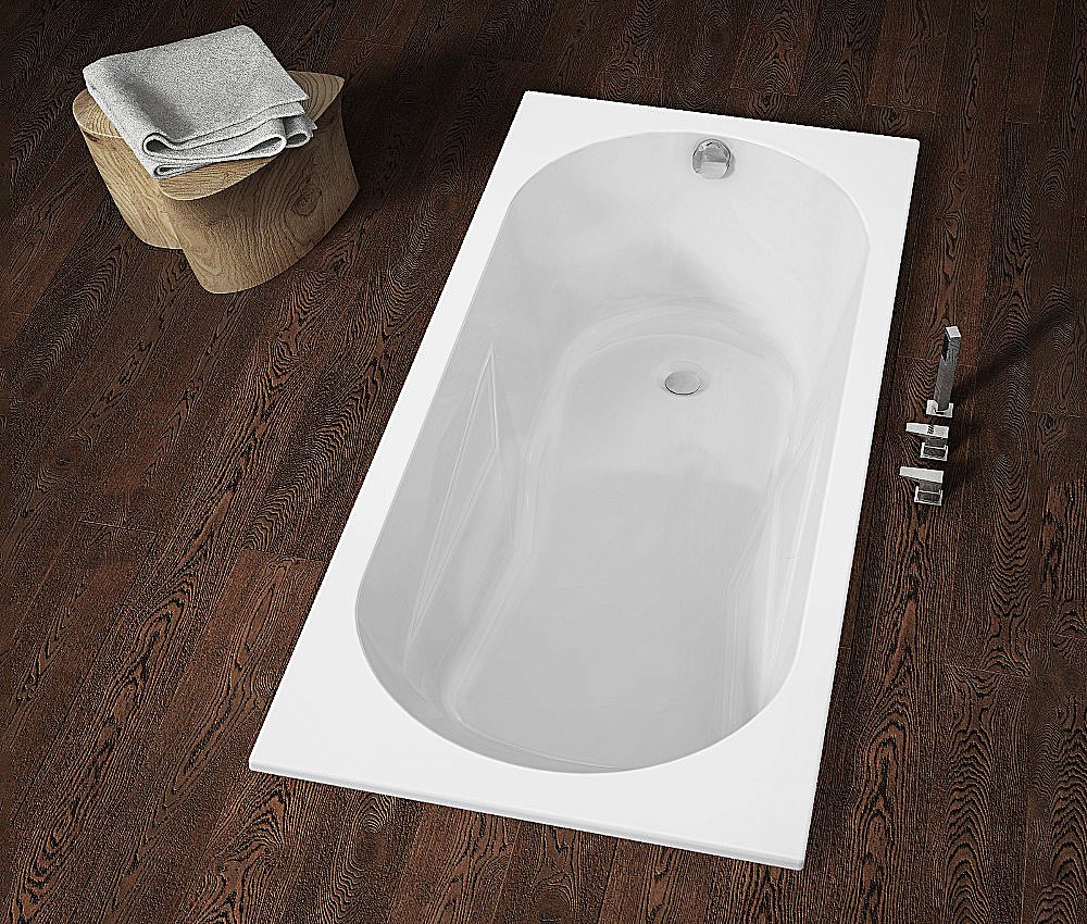 Акриловая ванна Riho LAZY 170х75 B078001005 белая купить в интернет-магазине Sanbest