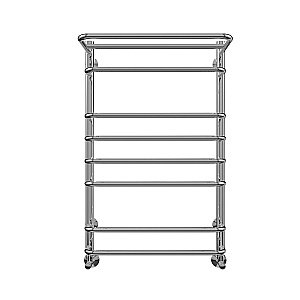 Полотенцесушитель водяной Terminus Полка П8 500x796 купить в интернет-магазине сантехники Sanbest