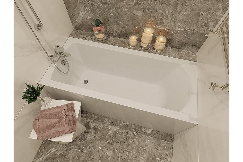 Ванна акриловая Vayer Milana 190x80 купить в интернет-магазине Sanbest