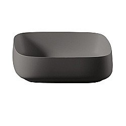 Раковина накладная Artceram Cognac Quadro 55 COL008 03 00 Nero купить в интернет-магазине Sanbest