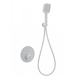 Смеситель для душа с термостатом встраиваемый WONZON & WOGHAND WW-D1017-A-MW белый матовый купить в интернет-магазине сантехники Sanbest