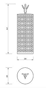 Корзина для белья Migliore Luxor 26167 22 л золото купить в интернет-магазине сантехники Sanbest