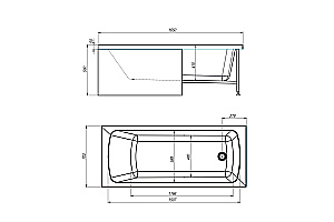 Акриловая ванна Royal Bath VIENNA RB953504 165x70 белый купить в интернет-магазине Sanbest