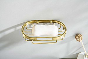 Мыльница Aquatek AQ4956BG золото шлифованное купить в интернет-магазине сантехники Sanbest